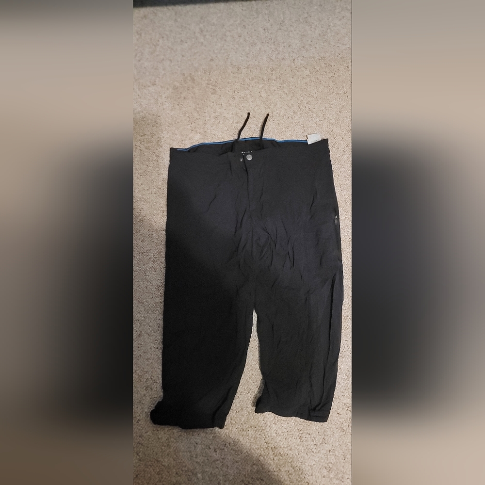 Columbia black crop pants omnishield 16W